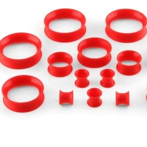 OOg KAOS RED SILICONE SKIN EYELETS